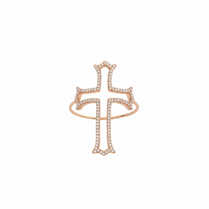 Concrete — Bague Croix Latine