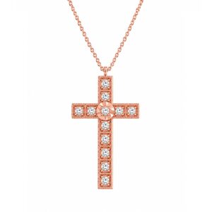 Alassio — Collier Croix Rare Diamants