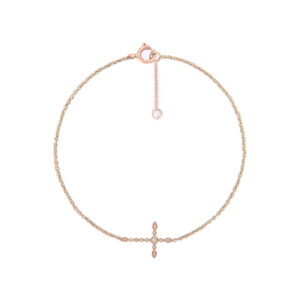 Alaya — Bracelet Croix Lumineuse Diamants