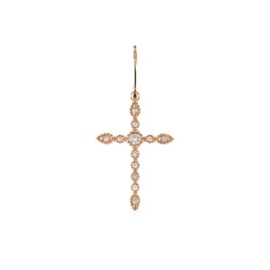 Alaya — Dormeuses Croix Lumineuse Diamants