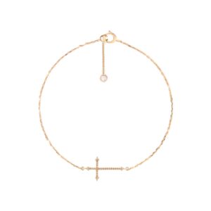 Alicia — Bracelet Croix Splendide Diamants