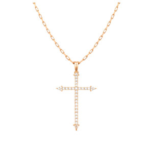 Alicia — Collier Croix Splendide Diamants