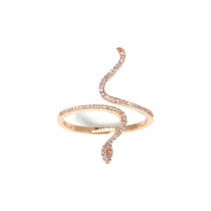 Alima — Bague Serpent Diamants