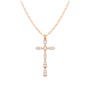 Avalon — Collier Croix Divine Diamants