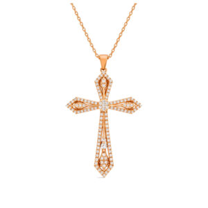 Calisto — Collier Croix Attrayante Diamants