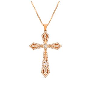Calisto — Collier Croix Attrayante Diamants