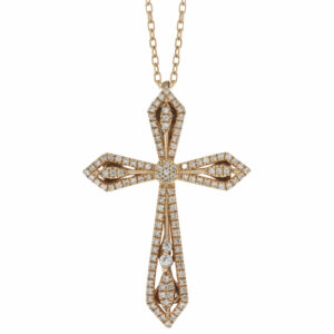 Calisto — Collier Croix Attrayante Diamants