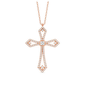 Catarina — Collier Croix Divine Diamants