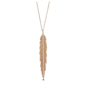 Cherokee — Collier Plume PM Diamants
