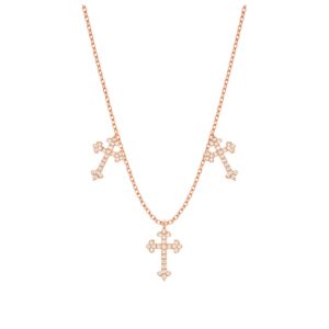 Kanite — Collier Trois Petites Croix Baroque
