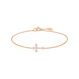 Kioja — Bracelet Croix Baroque Diamants