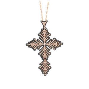 Pinta — Collier Croix Délicieuse Diamants