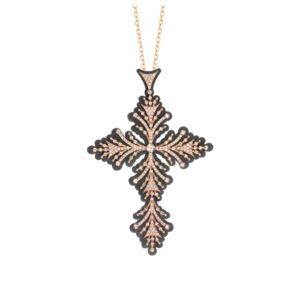 Pinta — Collier Croix Délicieuse Diamants