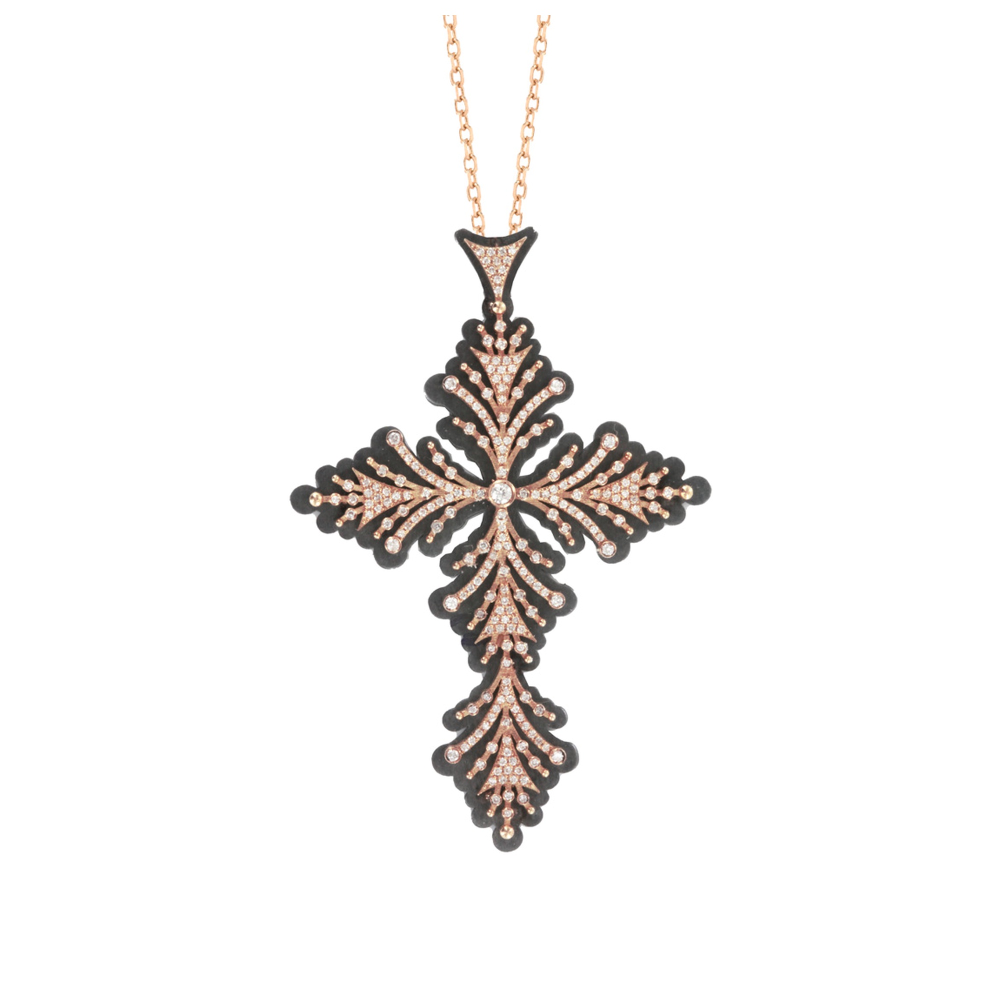 Pinta — Collier Croix Délicieuse Diamants – Image 1