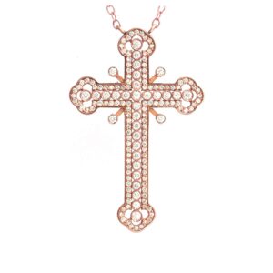 Rimini — Collier Croix Apaisante Diamants