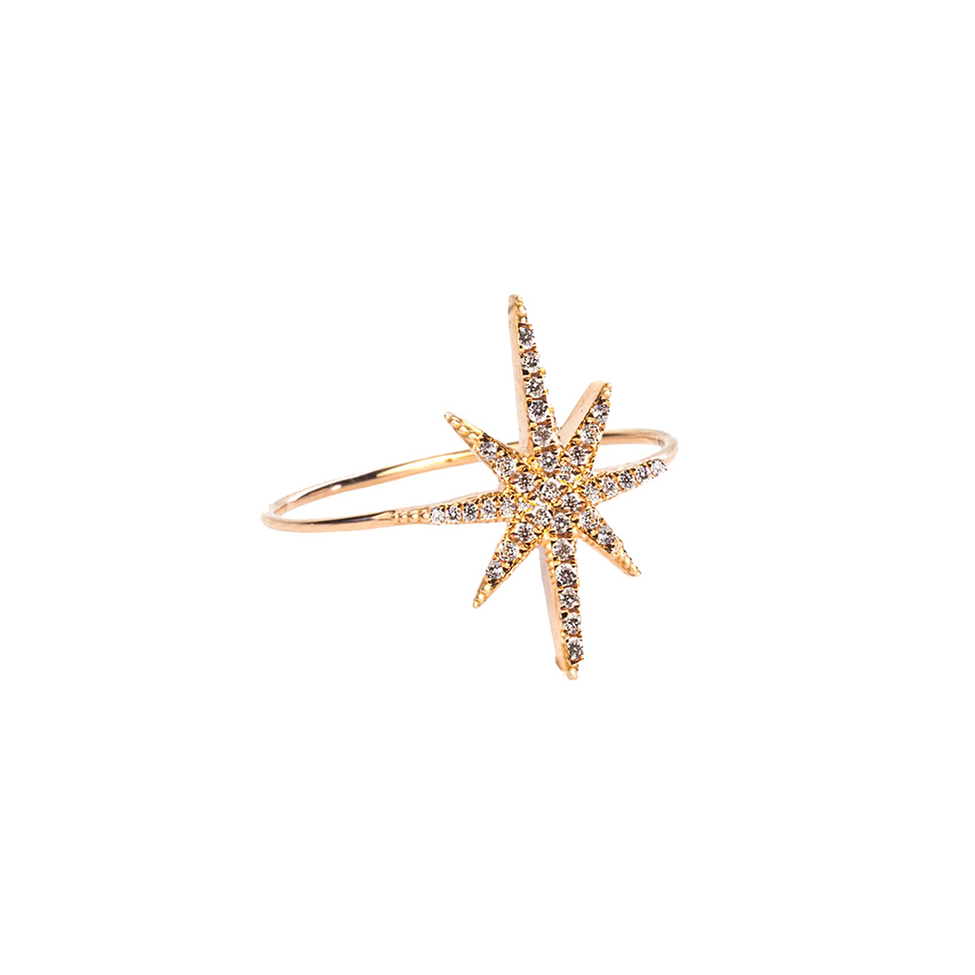 Stardust — Bague Étoile Diamants – Image 1