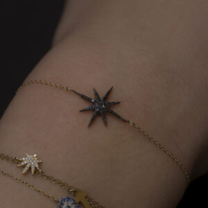 Stardust — Bracelet Étoile Diamants - Thumbnail Image 2
