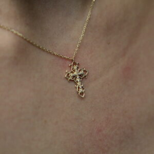 Verone — Collier Croix Délicieuse Diamants - Thumbnail Image 2