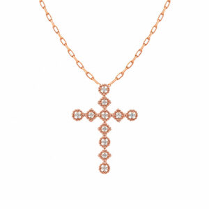 Fina — Collier Croix Merveilleuse Diamants