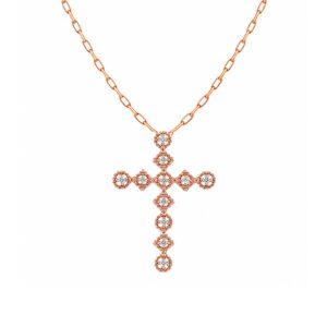 Fina — Collier Croix Merveilleuse Diamants