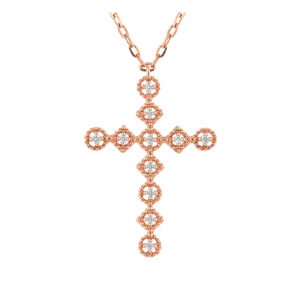 Fina — Collier Croix Merveilleuse Diamants