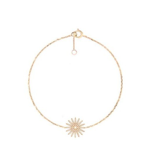 Blacksun, bracelet soleil en or 18 carats et diamants