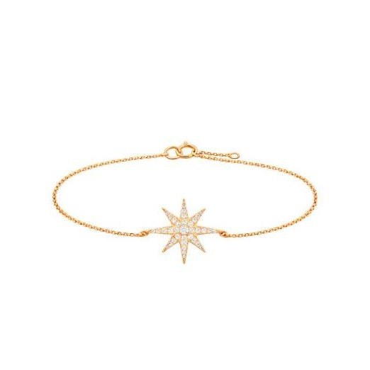 Stardust, bracelet étoile en or 18 carats et diamants